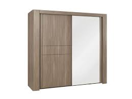 Choisissez la largeur et la profondeur des caissons en fonction de l'espace dont vous disposez et complétez avec des portes et des organiseurs intérieurs. Armoire 2 Portes Coulissantes 249 Cm Moka Promo Armoire Conforama Iziva Com Sliding Wardrobe Oak Wardrobe Furniture Superstore