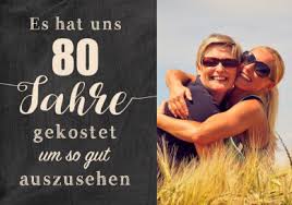 Zusammen 80 Jahre Lustige Einladungskarte Zum Gemeinsamen 80 Geburtstag Mit Foto Und Witzige Einladungskarten Geburtstag Einladungen Lustige Einladungskarten