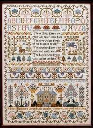Go cross stitch crazy with our huge selection of free cross stitch patterns! Moira Blackburn Samplers Three Things Sampler Cross Stitch Pattern 123stitch