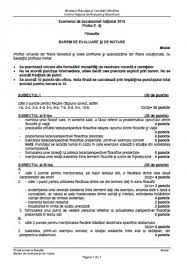 Potrivit unui centralizator al ministerului educatiei nationale si cercetarii stiintifice, in vederea sustinerii examenului national de bacalaureat din aceasta sesiune. Subiecte Bac Economie 2016