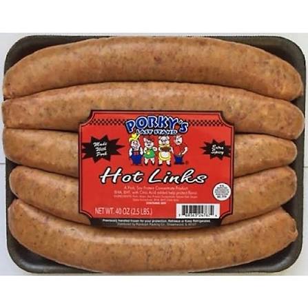 Porkys Hot Pork Links - 2.5 Lb - jewelosco