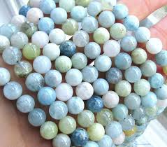 8mm Aquamarine Beads Multicolor Aquamarine A Quality Beads Etsy Aquamarine Beads Picture Store Multicolor