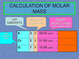 Calculation Of Molar Mass Ppt Download