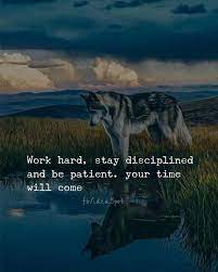 Work Hard Stay Disciplined And Be Patient Your Time Will Come Entrepreneurship Business Quote Etlos Businessma Hard Work Quotes Work Quotes Life Quotes