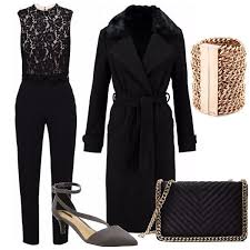 Per La Vostra Serata Di Capodanno Ho Scelto Per Voi Questo Look Raffinato Ma Romantico Jumpsuit Da Indossare Sotto Stile Di Moda Attrezzatura Abiti Invernali