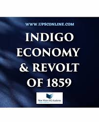 INDIGO ECONOMY AND REVOLT OF 1859 ...
