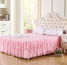 Maybe you would like to learn more about one of these? Princess Style Pink Waterfall Layered Ruffle Bed Skirt With Sequins Trim Chiffon Bed Spread Dust Ruffle With Lining King Queen Full Twin From Mumufashion 30 76 Dhgate Com