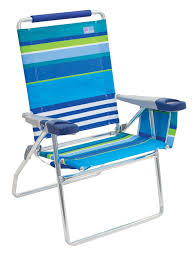 Rio Beach 17 Quot Extended Height 4 Position Folding Beach Chair Folding Beach Chair Beach Lounge Chair Beach Chairs