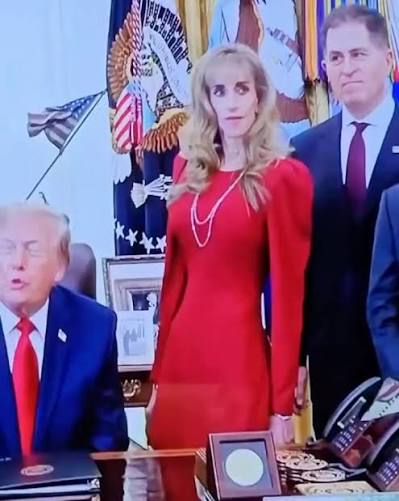 Oval Office footage of Susan Dell has sparked a viral debate over a few  seconds of body language. During an October 7 White House event alongside  President Donald Trump, viewers focused on her facial ...