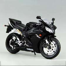 Black And Blue Motorcycle Ymh Yzf R1 Black Motorcycle Model 1 12 Scale Metal Diecast Models Motor Bike Miniature Race Toy For Gift Coll Motorcycle Model Blue Motorcycle Black Motorcycle