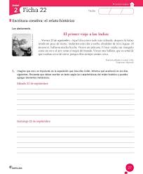 Cuaderno Actividades Lenguaje 5º Lenguaje Relato Historico Comprension Lectora