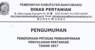 Karirriau.com tempat berbagai informasi lowongan kerja terbaru untuk wilayah pekanbaru, dihalaman ini kami khususkan untuk menampilkan daftar informasi lowongan kerja untuk wilayah riau dan sekitarnya yang bertujuan. Penerimaan Petugas Pendampingan Penyuluhan Pertanian Dinas Pertanian Kabupaten Banyuwangi Tahun 2017 Lowongan Kerja Dan Rekrutmen Bulan Juni 2021