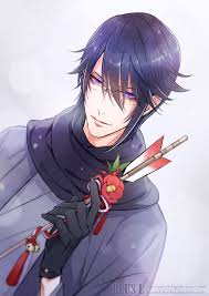 Scarf Blue Hair Anime Boy K Project Anime K Project Anime Boy