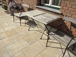 Naturstein Platte Travertin Beige Fur Aussen Aussenmobel Outdoor Dekorationen Bodenplatten