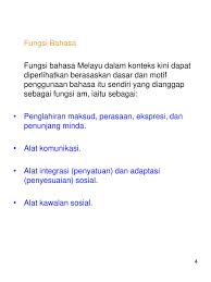 Huraikan kepentingan bahasa kebangsaan kepada negara kita. Penggunaan Dan Fungsi Bahasa Ppt Download
