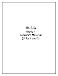 Hi po.pwd po ba mkateques ng key answer sa science 10 module 1st quater.thank u po.godbless. K To 12 Grade 7 Learning Module In Music Q1 Q2