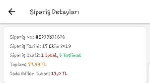Tasarım ve abiye ürünlerine özel iade işlemi; Trendyol On Twitter Siparisinizi Kontrol Ettigimizde Siparisinizi Olustururken 30 Tl Degerinde Indirim Kuponu Kullandiginiz Gozukmekte Indirim Kuponu Ile Olusturulan Siparislerde Once Kupon Hesaba Kalan Gun Suresi Kadar Tanimlanir Ve Ardindan Kalan Bir