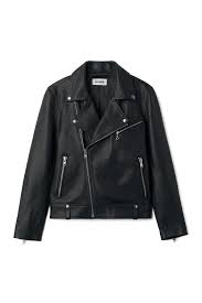 Zoomed Image Leather Jacket Leather Jacket Black Black Jacket