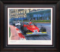 He has mastered the a Niki Lauda 1975 Nicholas Watts Art Work