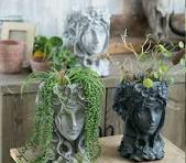 Pot de fleurs en résine de style nordique pour plantes ...