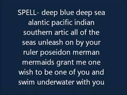 Mermaid Spell Mermaid Spells Spell Book Real Spells