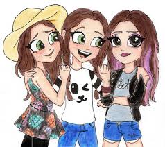 35 3 Mil Me Gusta 1 064 Comentarios Nada De Perfectas Nadadeperfectas En Instagram Kumary Shanttyl Bff Drawings Drawings Of Friends Cool Girl Drawings