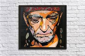 Willie Nelson by Preston Smith Wall Art