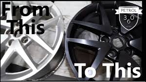 Howd you get the toyota emblem to stay white? Powder Coating Wheels At Home Youtube