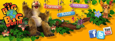 A preschool science series set in a lush jungle full of colorful animal characters. A Big Big World Home Facebook