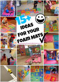 Besides using these as the floor in our kids area at our house to protect from the titled floor, our first obvious ideas are to use these mats to teach the abc and numbers by using them as puzzles. 15 Plus Ideas For Your Puzzle Abc Or Number Foam Mat