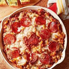 Pizza Pasta Skillet Casserole Recipe Easy Potluck Recipes Hotdish Recipes Potluck Recipes