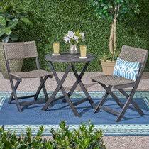 It's every hipster's dream—to bring the world of the bistro to their home and their own and if you make the decision to bring that outdoor set inside, it will fit right in, and it can be tailored to suit a small dining space. Resin Wicker Small Patio Bistro Sets You Ll Love In 2021 Wayfair