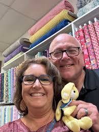 Oh, boy did I spend time and cash in So-Fro Fabrics at Table Mesa💕