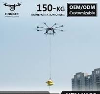 Customizable Payload Drone for Cargo Delivery 150kg Payload Remote Control  for Beginners Hobbyists