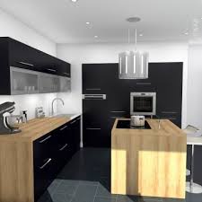 Plan De Travail Cuisine Pret A Poser 2m 3m Stratifie Bois Massif Oskab Meuble Cuisine Cuisine Moderne Meubles De Cuisine Noirs
