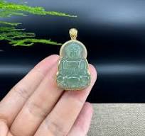Genuine, Untreated Jadeite Guan Yin | Genuine Jade Carvings ...