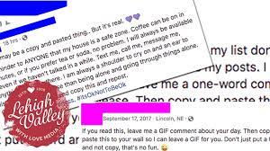 If you have a question, feedback or comment use the. Why Quot Copy And Paste Quot Statuses Make Facebook A Worse Place