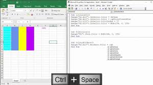 How To Colour Excel Cells Font And Border With Vba Macro