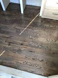 The owner wanted his red oak floors to stained gray. Minwax Stain On Red Oak Floors And Douglas Fir Red Oak Floors Red Oak Hardwood Floors Hardwood Floor Colors