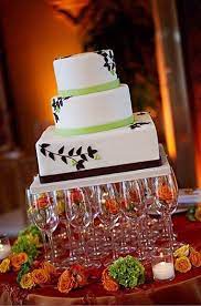 Wine Glasses As Cake Stand For Wedding Cake Love It Wedding Cake Stands Diy Wedding Cake Stand Diy Cake Stand