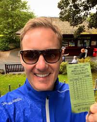 Back at the mighty Hope Park in Keswick for some pitch & putt today. Caught  a dodgy lie