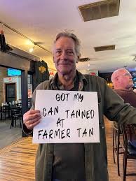 Thanks to Bill Yeagle for being a great sport in the Tans for Cans ...