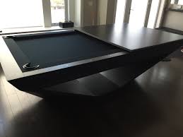 Stealth Pool Table With Conversion Top Pooltable Conversiontop Luxurybrand Luxurylifestyle Gameroom Modern Pool Table Pool Table Custom Pool Tables