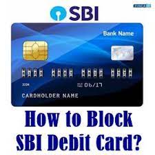 In the application form (excepting the pin number). How To Block Sbi Debit Card Sms Mobile Online Banking Customer Care