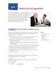 Product rule (a x) (a y) = a (x + y) (a^x)(a^y)=a^{(x+y)} (a x) (a y) = a (x + y) 16. Section 6 4 Page 341 To 348 Logarithm Exponentiation