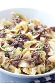 We'll also give you quick cooking directions for a chuck roast if you don't already have one made.) 1 clove garlic; Beef And Noodles With Leftover Mississippi Pot Roast Belle Of The Kitchen
