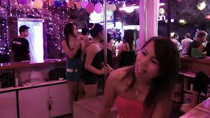 The Thai Girl at Honey Bar in Walk Street Pattaya Thailand