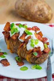 Fully Loaded Hasselback Potatoes Recipe Recipes Food Cooking Recipes