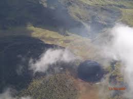 Smoke was spewing from the glowing dome of the la soufriere volcano in the days leading up to the eruption. News Centre Cdema