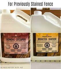 Apply benjamin moore restore with a stiff brush to clean the dingy gray layer. How To Prep And Re Stain An Old Fence Video So Much Better With Age